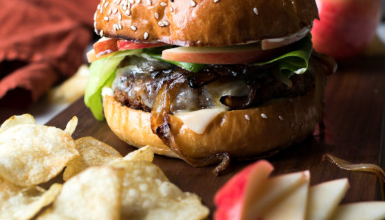 coreys-sweet-potato-and-chickpea-burgers-with-caramelized-onions-and-apples
