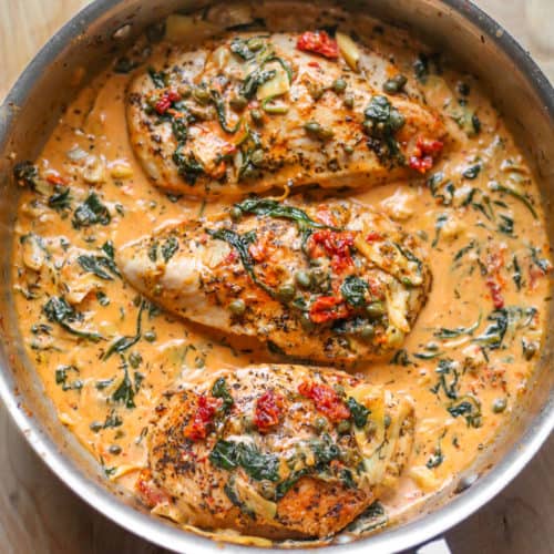 creamy-tuscan-chicken-with-spinach-and-sun-dried-tomatoes