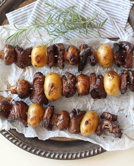 grilled-raspberry-balsamic-steak-mushrooms-and-potato-skewers