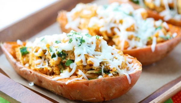 italian-chicken-and-spinach-stuffed-sweet-potatoes