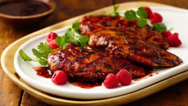 raspberry-balsamic-marinated-chicken