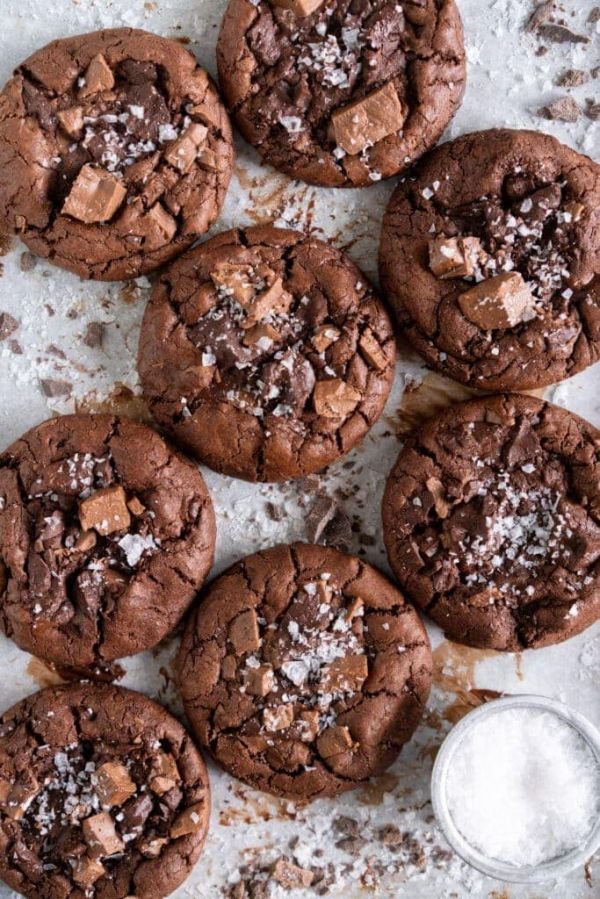 salted-double-chocolate-olive-oil-cookies