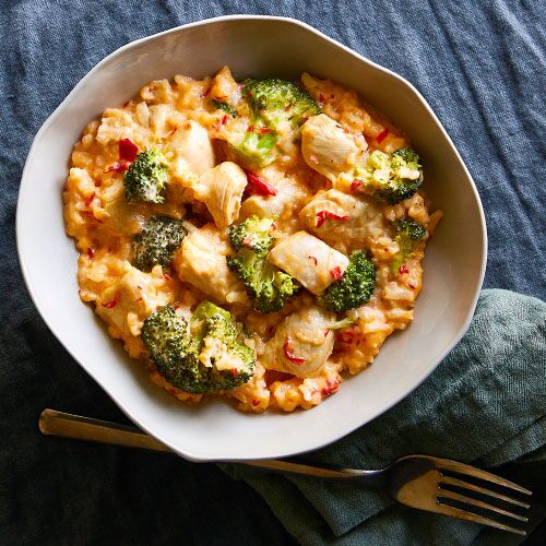 cheddar-broccoli-risotto-with-chicken
