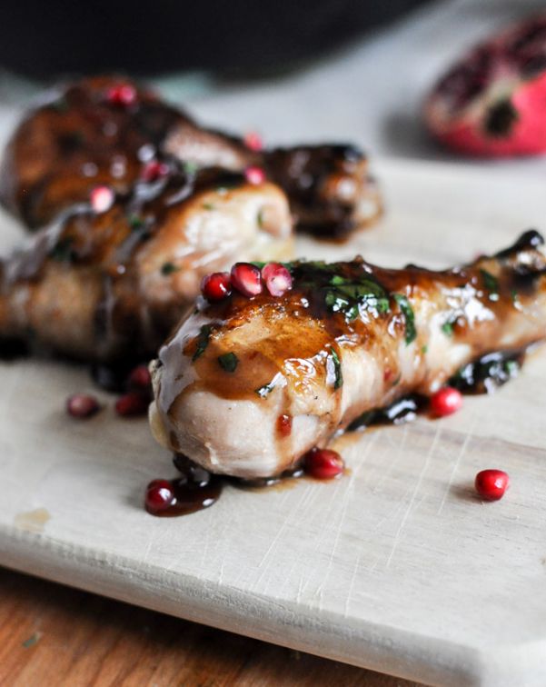 turkey-breast-with-pomegranate-drizzle