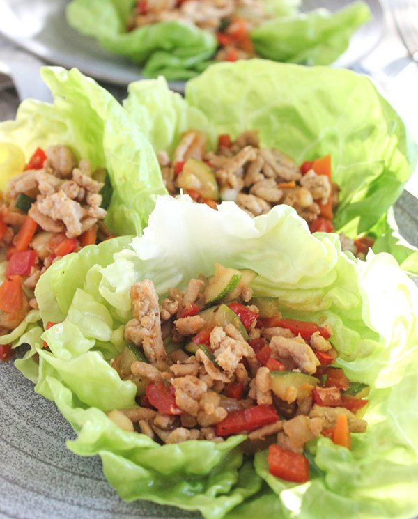 chicken-and-veggie-lettuce-wraps