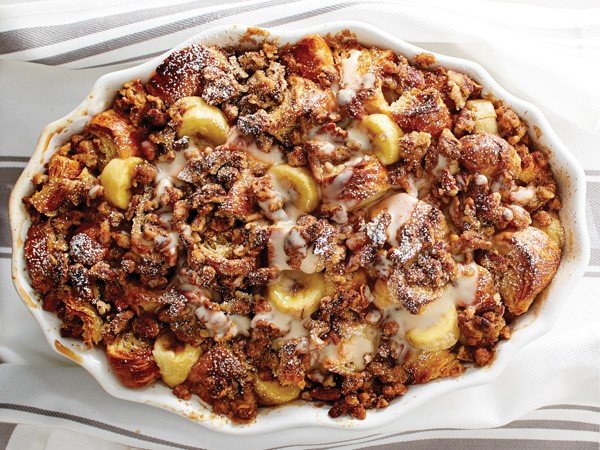 banana-streusel-croissant-pudding-with-maple-sauce