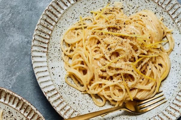 Cacio E Pepe with Lemon Pepper Fettuccini