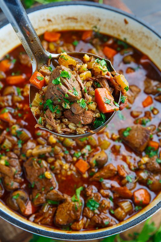 beef barley squash stew