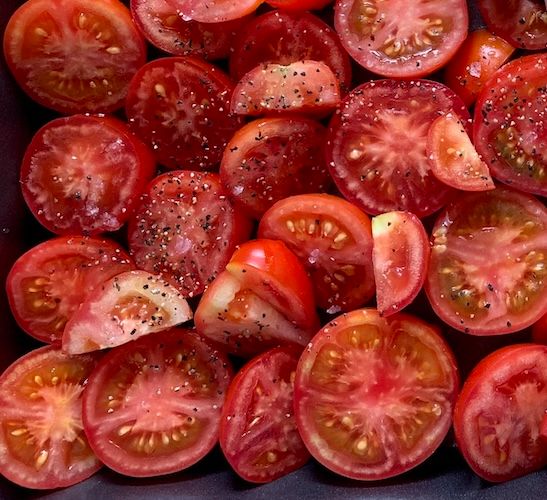 tomatoes with cherry rose