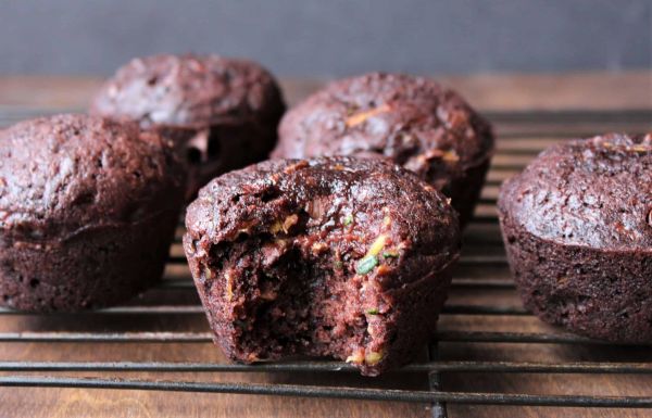 chocolate-zucchini-muffins